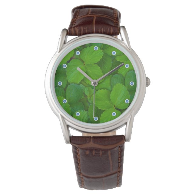 Montre Saint Basil Tulsi Green Mint Feuilles (devant)