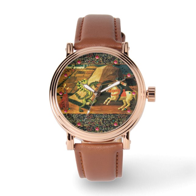 MONTRE SAINT GEORGE, DRAGON ET PRINCESS (Recto)