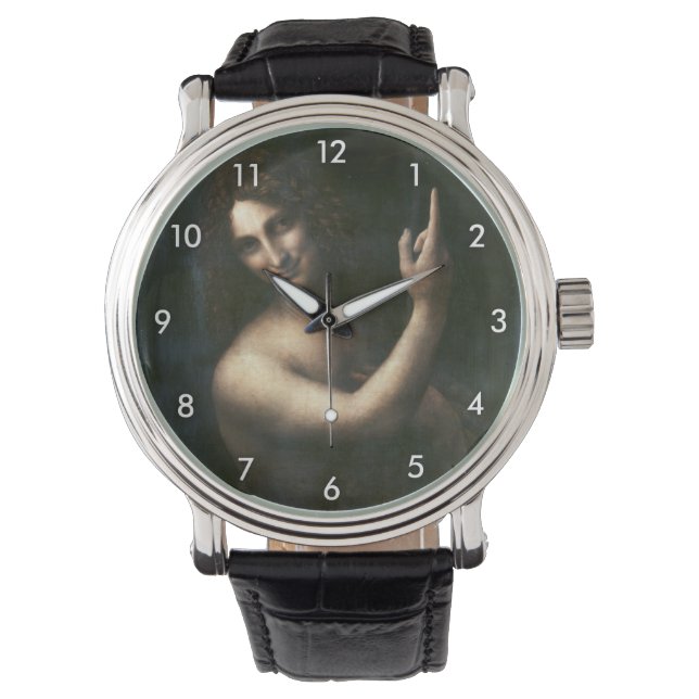 Montre Saint Jean Baptiste, Léonard de Vinci (devant)
