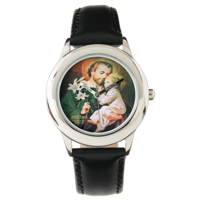 Montre Saint Joseph,  Gardien de Jésus (devant)