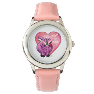 Montre Saint Valentin au cochon