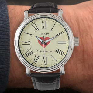 Montre Saint Valentin aux Coeurs. Amateurs