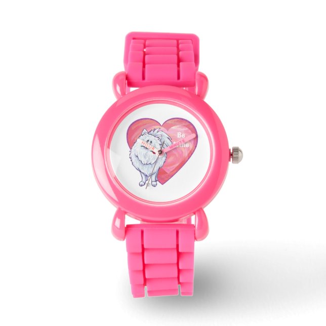 Montre Saint Valentin Poméranie Blanche (Recto)