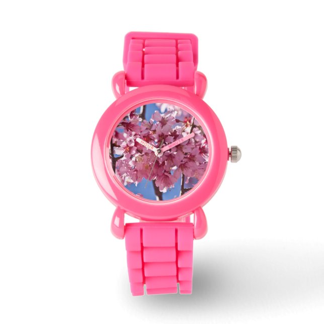 Montre Sakura Cherry Blossoms Red Stars (Recto)