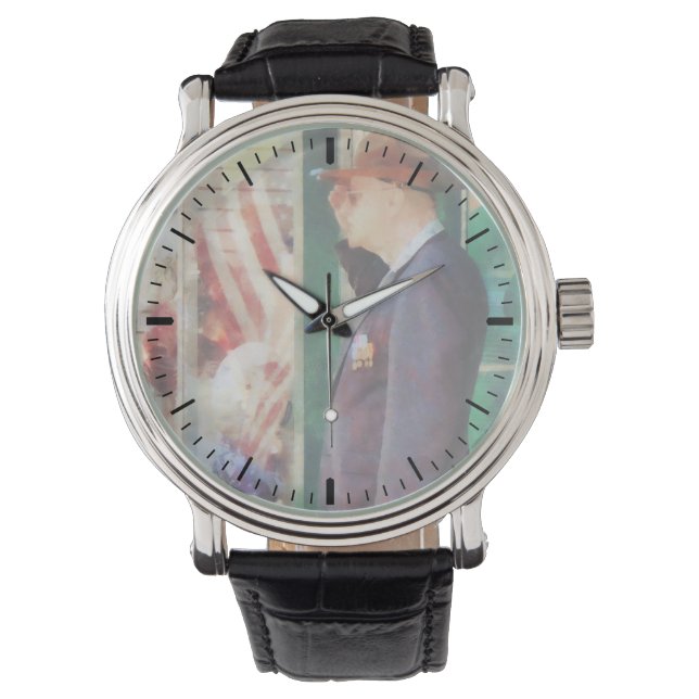 Montre Saluons le drapeau (devant)