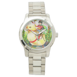Montre Salutations de Pâques Whimsical : Rider sur Giant 