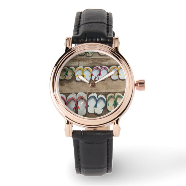 Montre Sandales à semelles compensées (Recto)