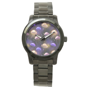 Montre Sans joint avec méduse éclatante