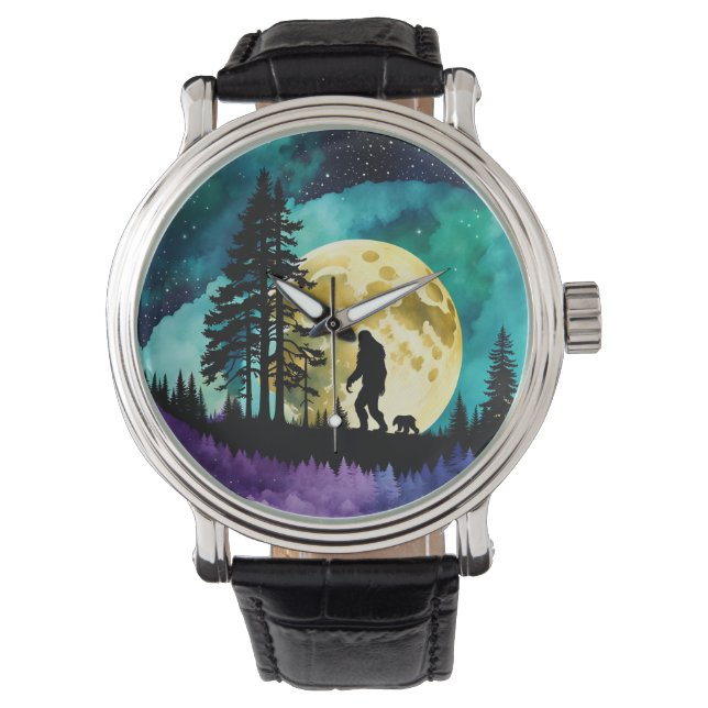 Montre Sasquatch et Ours sur la montagne (devant)