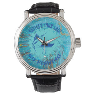 Montre Satisfaire votre âme Poisson Marlin