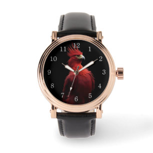 Montre Scarlet Phoenix Est Fièrement Blanc Numéros