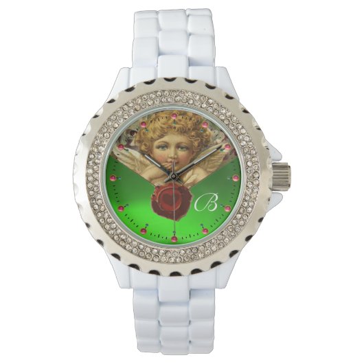 MONTRE SCEAU DE CIRE DU COEUR D'ANGE, MONOGRAMME DE GÉM É (devant)