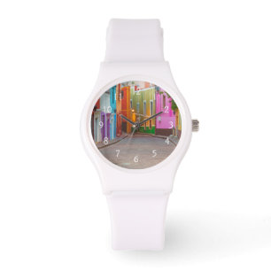 Montre Scène de rue colorée