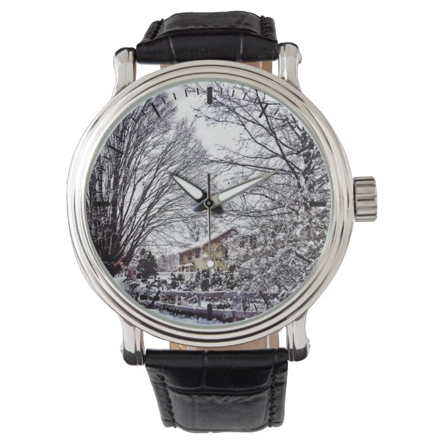 Montre Scène hivernale (devant)