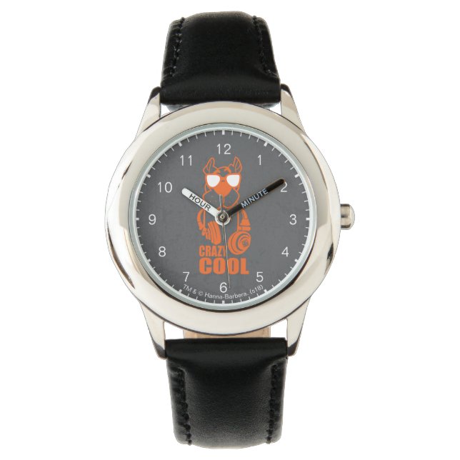Montre Scooby-Doo "Cool fou" casque graphique (devant)