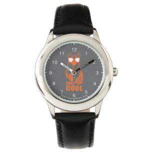 Montre Scooby-Doo" graphique frais "fou d'écouteur