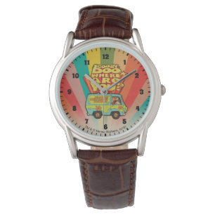 Montre Scooby-Doo "où êtes vous ?" Rétro bande dessi