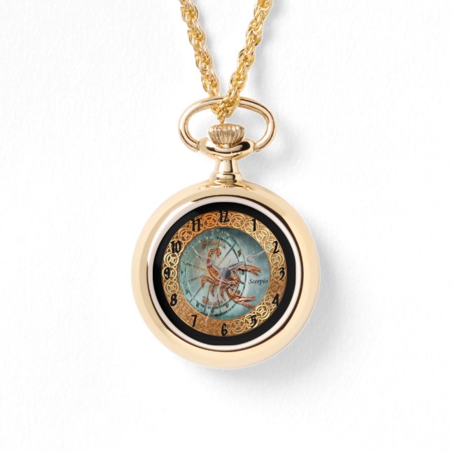 Montre Scorpio Zodiac Astrologie design (Recto)