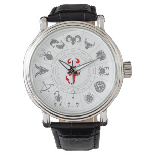 Montre Scorpio Zodiac cadeau d'anniversaire