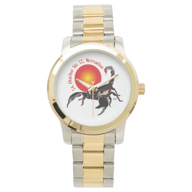 Montre Scorpion 24 octobre au 22 novembre (devant)
