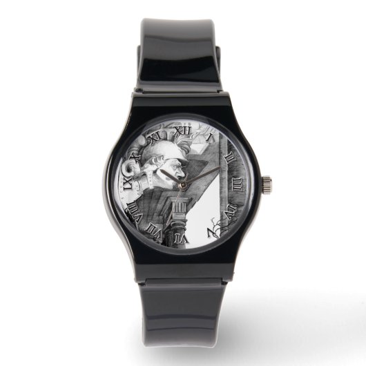 Montre Sculpture du château Crayon Art (Recto)