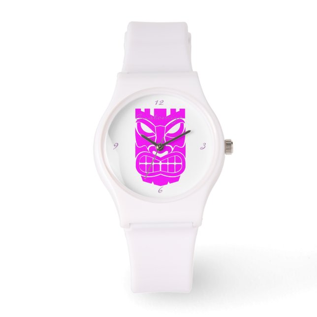 Montre Sculpture Tiki rose Thunder_Cove (Recto)