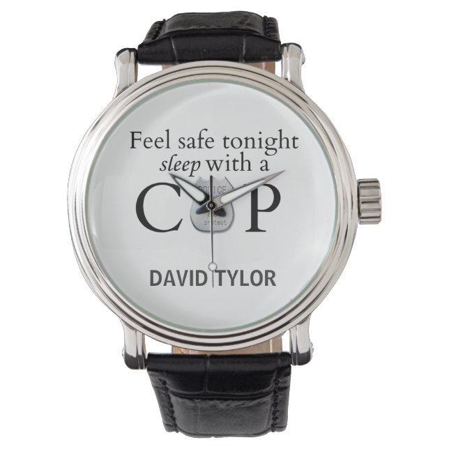 Montre Se sentir en sécurité ce soir ! (devant)