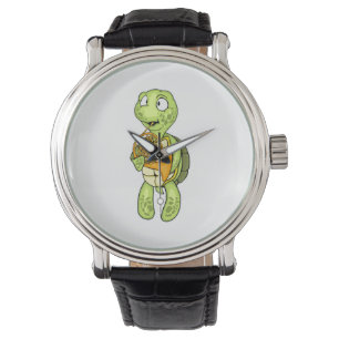 Montre Sea Turtle French Horn Player Kids Music Horn