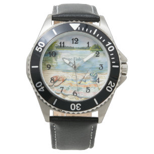 Montre Seau de lac Bleu parti pêcher