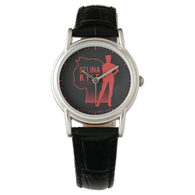 Montre Selina Kyle Catwoman - logo (devant)