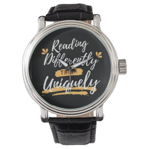Montre sensibilisation à la dyslexie mondiale