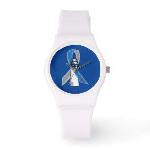 Montre Sensibilisation au diabète Ruban Phare de l'espoir
