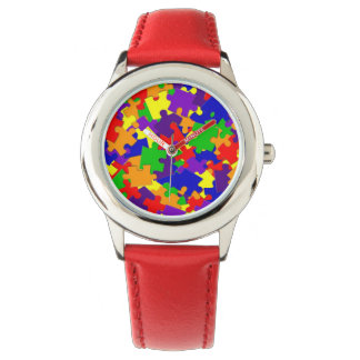 Montre sensibilisation sur l'autisme avec Rainbow