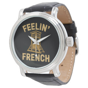 Montre Sentiment guillotine vintage française