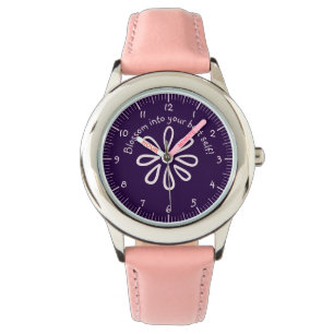Montre S'épanouissez dans votre propre mieux ! Doodle de