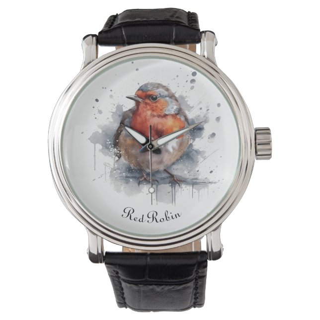 Montre Serene Robin, personnalisée (devant)