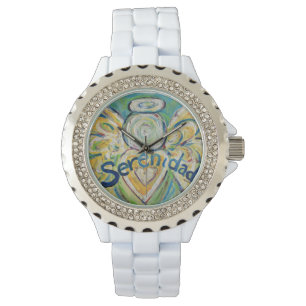 Montre Serenidad Inspirational Guardian Angel Wrist Watch