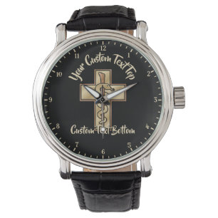 Montre Serpent sur Croix