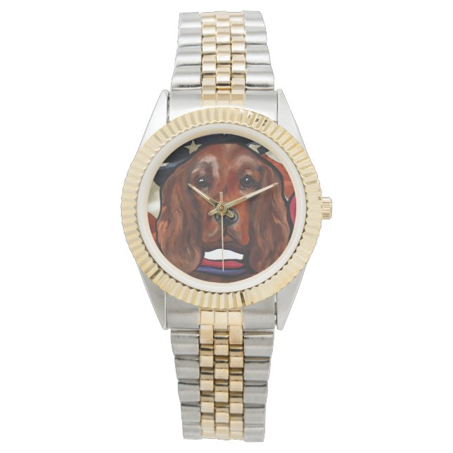 Montre Setter Rouge Irlandais (devant)