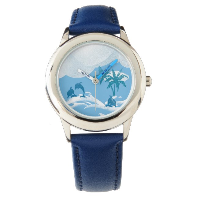Montre Shaka surf déesse tropicale (devant)