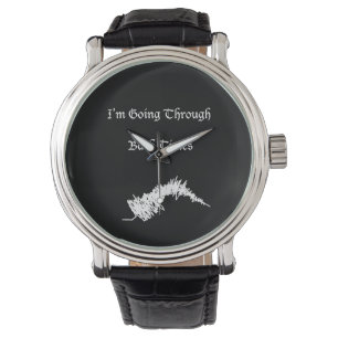 Montre Shakespeare "Bard Times" Drôle Slogan