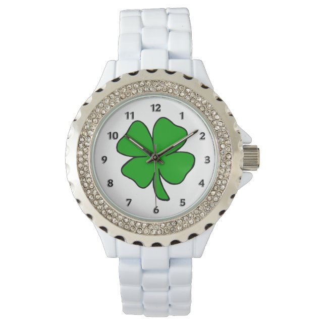 Montre Shamrock irlandais (devant)