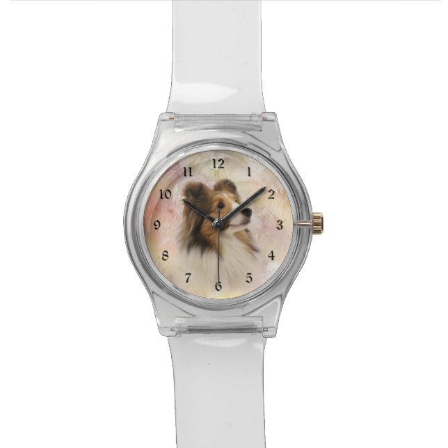 Montre Sheltie font face (Fermer)