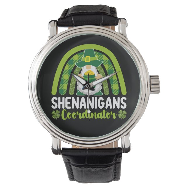 Montre Shenanigans coordinateur Gnomes Saint Patrick's Da (devant)