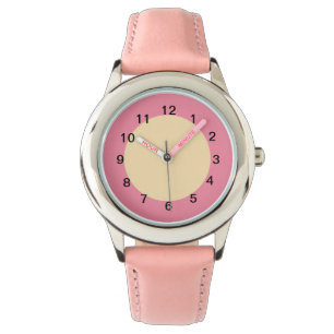 Montre Sherbet rose et Pêche