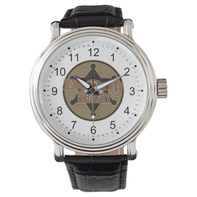 Montre Sheriff adjoint vintage (devant)