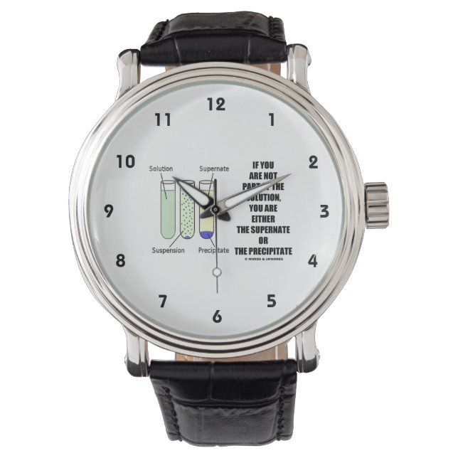 Montre Si vous ne faites pas partie de solution Supernate (devant)