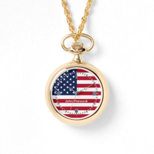 Montre Signature de drapeau américain