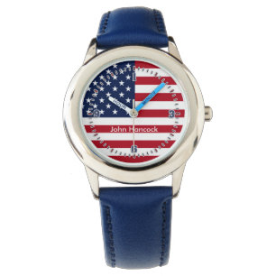 Montre Signature de drapeau américain
