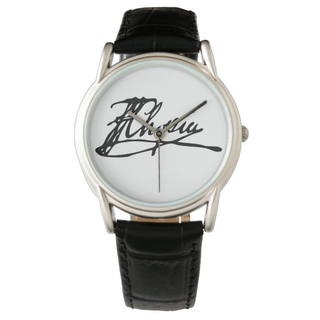 Montre Signature de Frédéric Chopin (devant)